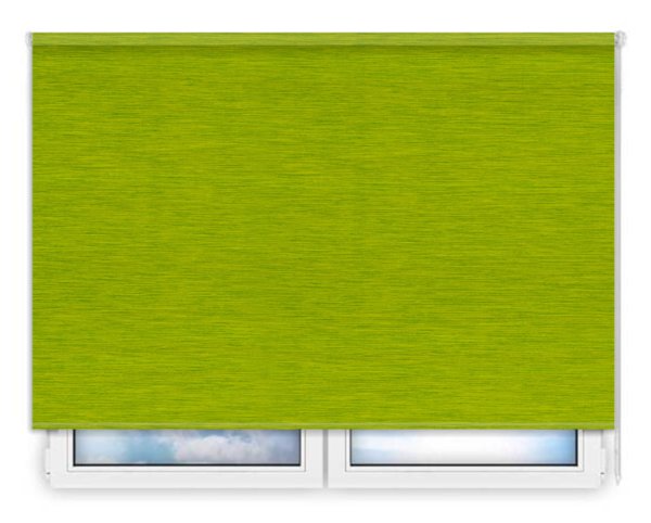 Стандартные рулонные шторы Корсо зеленый цена. Купить в «Мастерская Жалюзи»